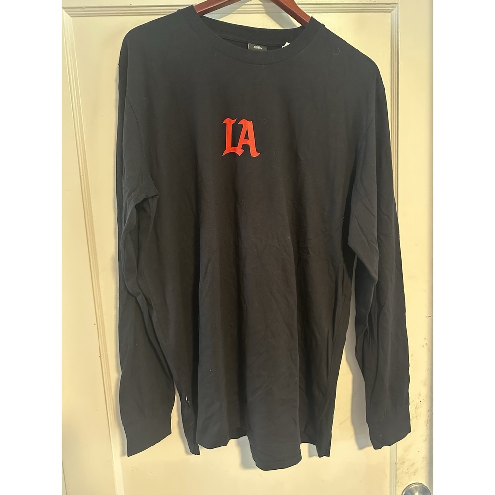 100 Thieves LOS ANGELES  LA Long Sleeve Tee XL Made In USA - Black